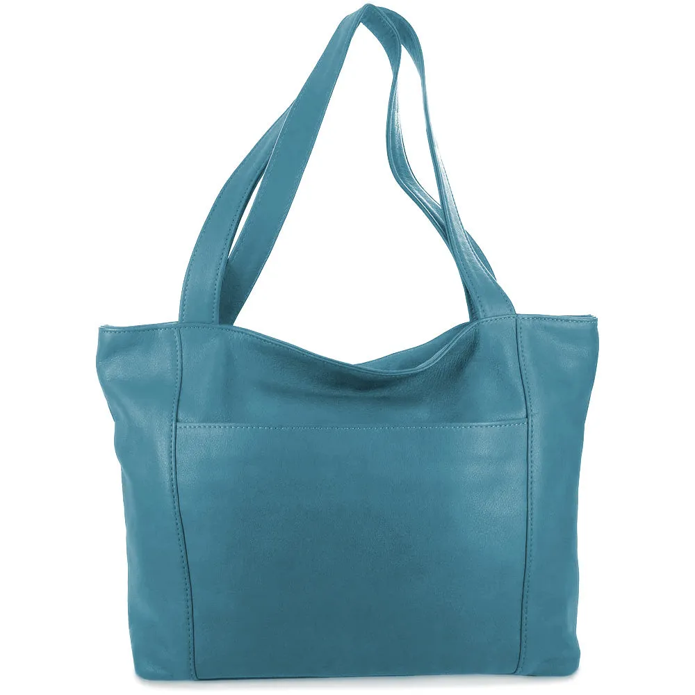 Sven lightweight large leather tote