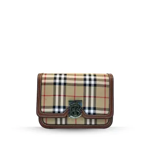 Trendy Plaid Leather Handbag | A1161