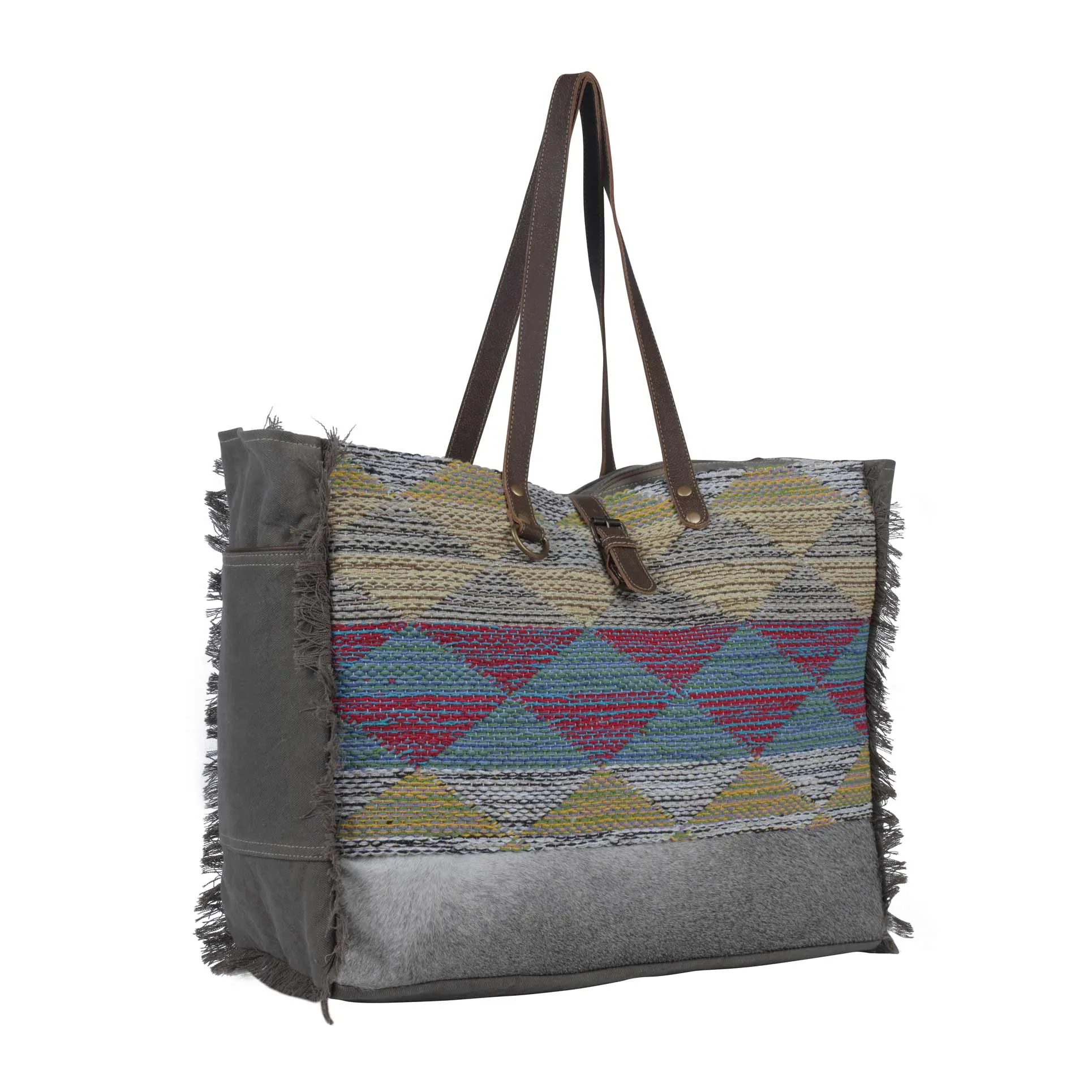 Vibrant Pyramids  Weekender Bag