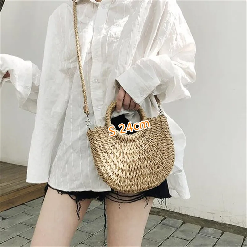 Vintage Handmade Straw Bags