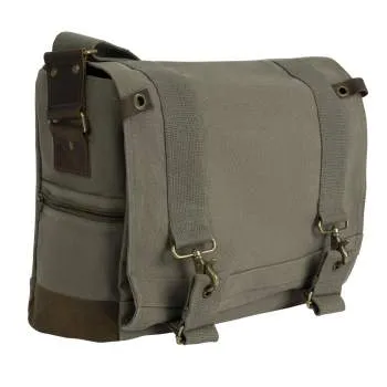 Vintage Style Canvas B-15 Pilot Messenger Bag