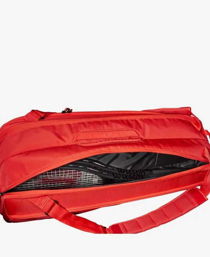 Wilson Super Tour 6 Pack Tennis Bag - Red