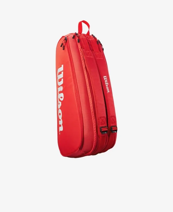 Wilson Super Tour 6 Pack Tennis Bag - Red