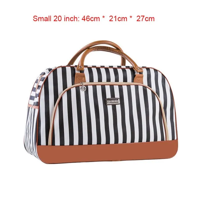 Women Travel 2020 Fashion PU Leather Large Capacity Waterproof Weekend Bags