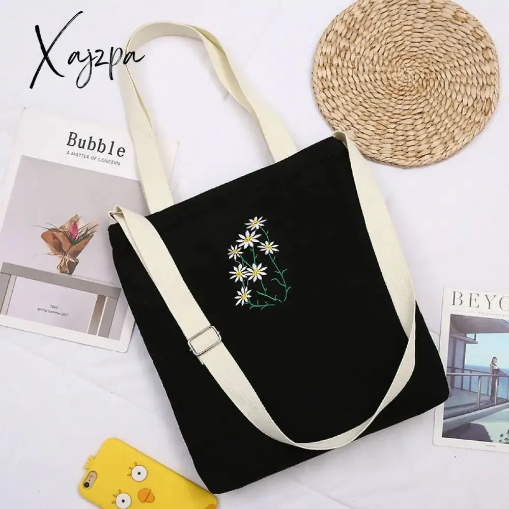 Xajzpa - Large Women Shoulder Shopper Bag Ladies Canvas Tote Shopping Bags Corduroy Female Handbag Crossbody Book Bags for Girl Student